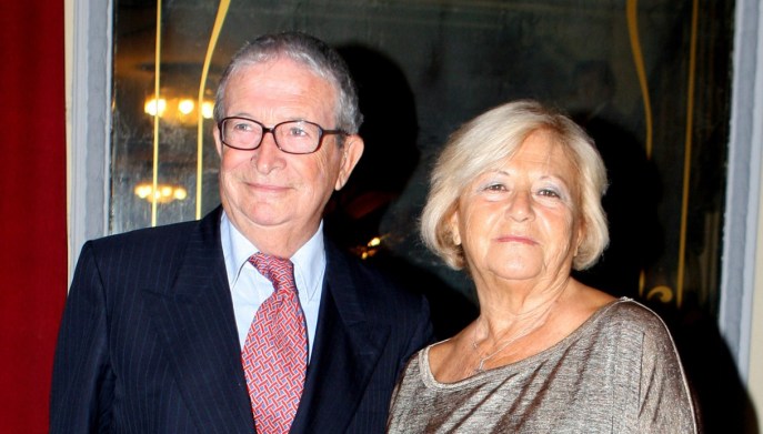 Luciano Rispoli e sua moglie Teresa