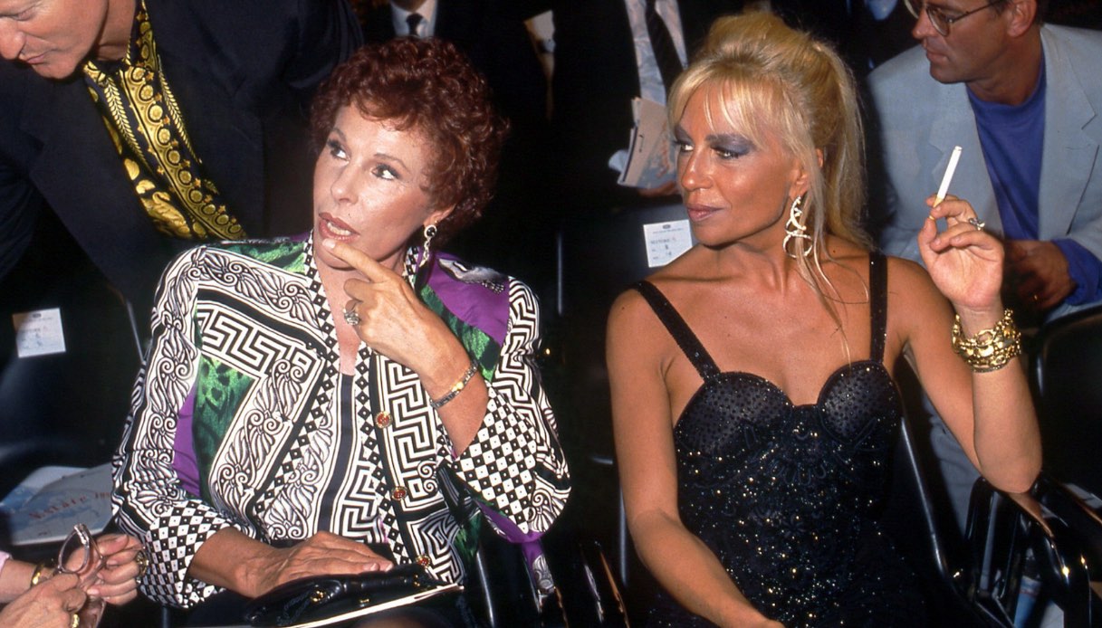Donatella Versace e Ornella Vanoni 1994