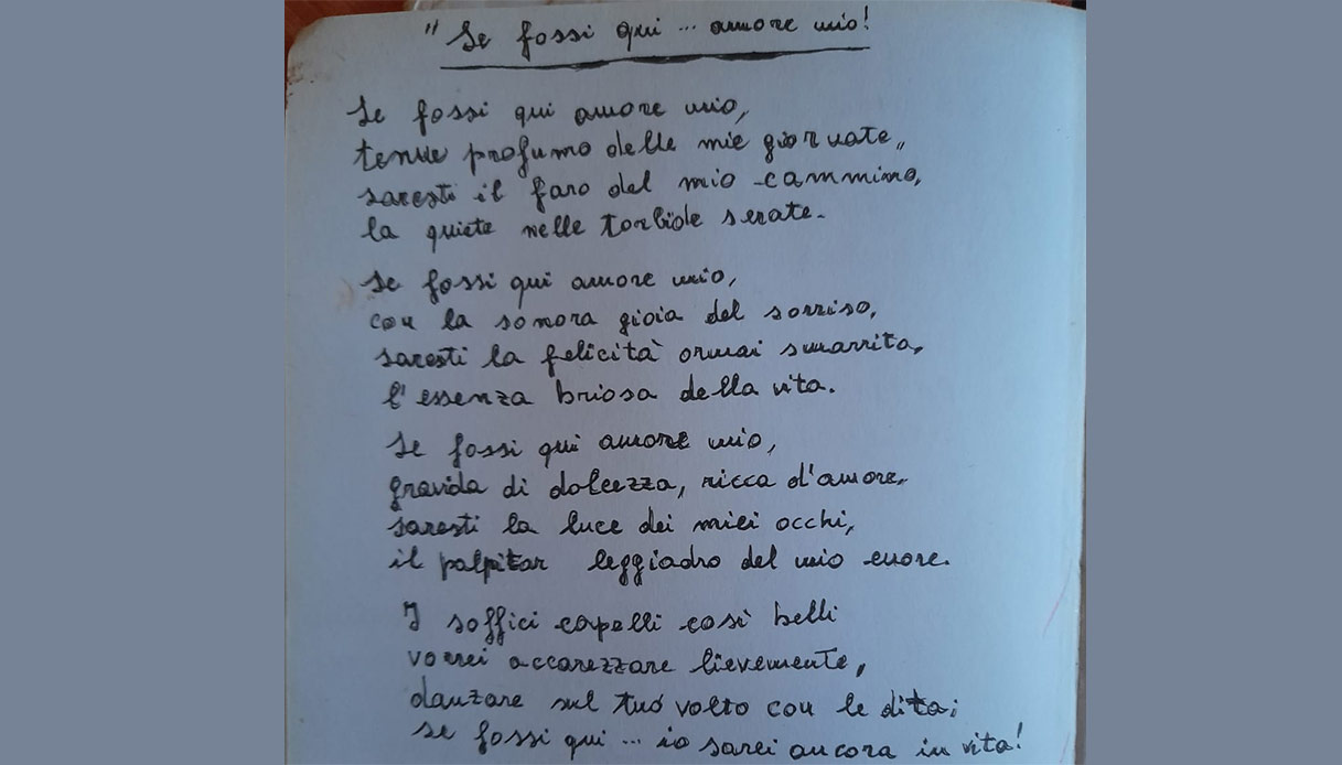 La poesia scritta dalla mamma di Vanessa Simonini