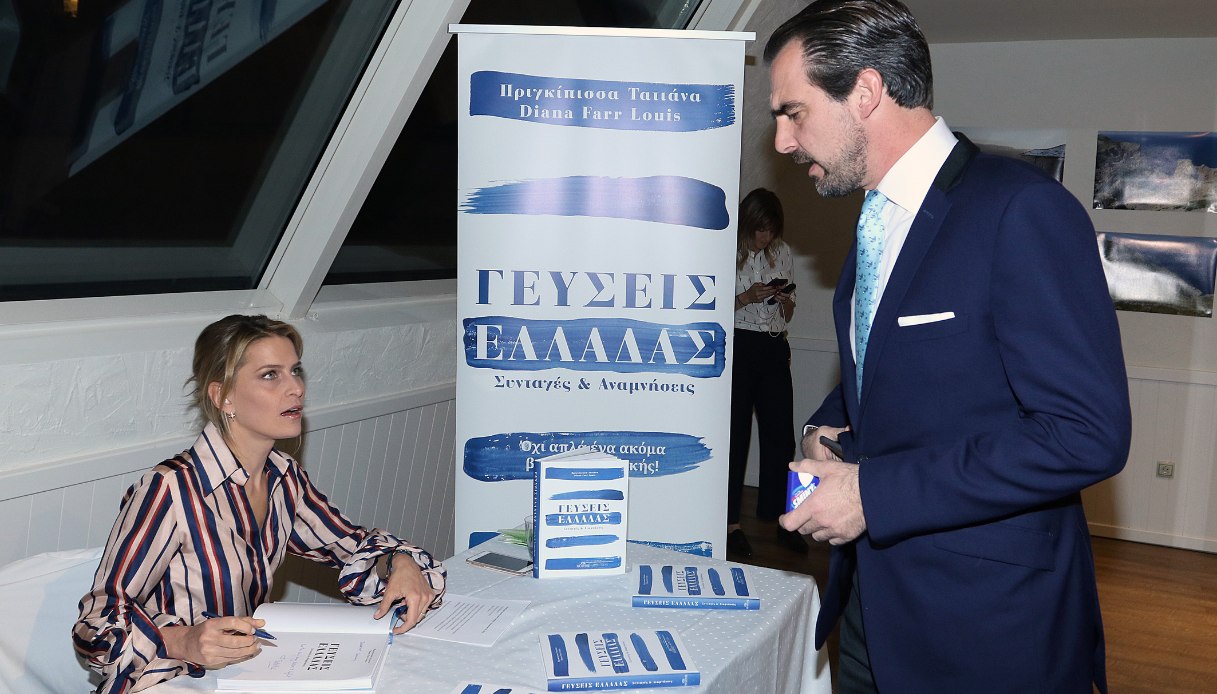 La Principessa Tatiana di Grecia e Danimarca presenta il suo nuovo libro ad Atene
