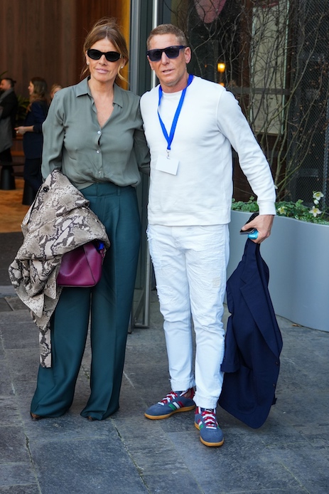 Lapo Elkann e Joan Lemos alla Paris Fashion Week 2025