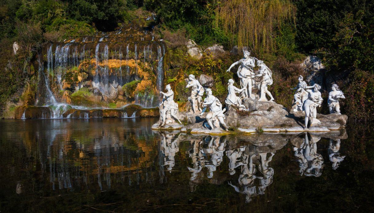 Le statue del Parco Reale della Reggia di Caserta