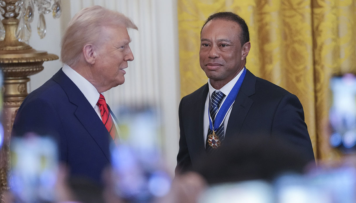 Tiger Woods e Donald Trump