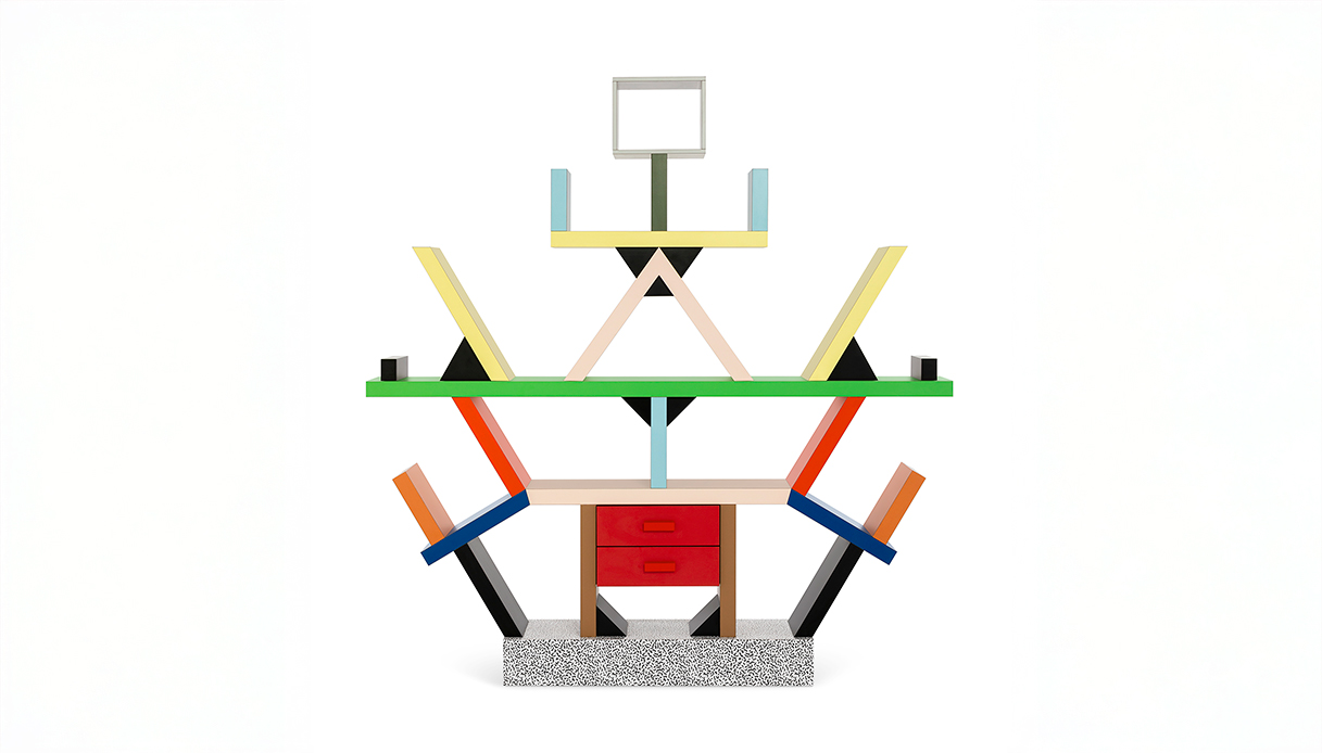 Carlton di Ettore Sottsass per Memphis: un’icona postmoderna che sfida l’equilibrio e le convenzioni