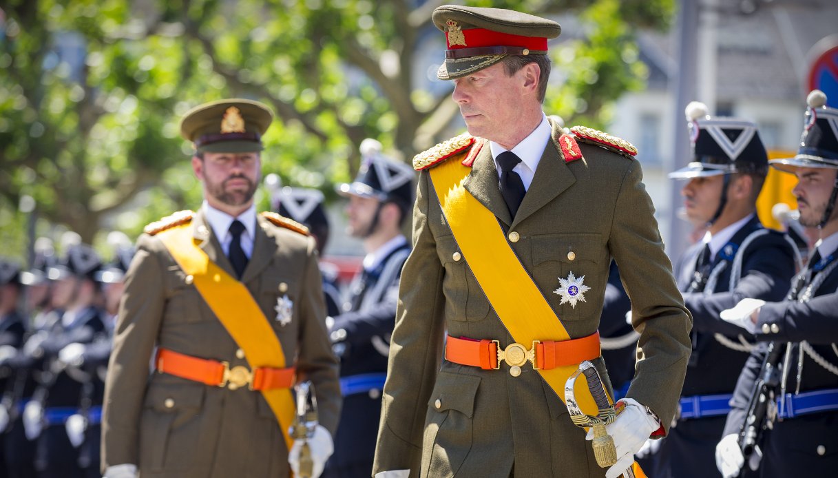 Il Granduca Enrico con il figlio Guillaume
