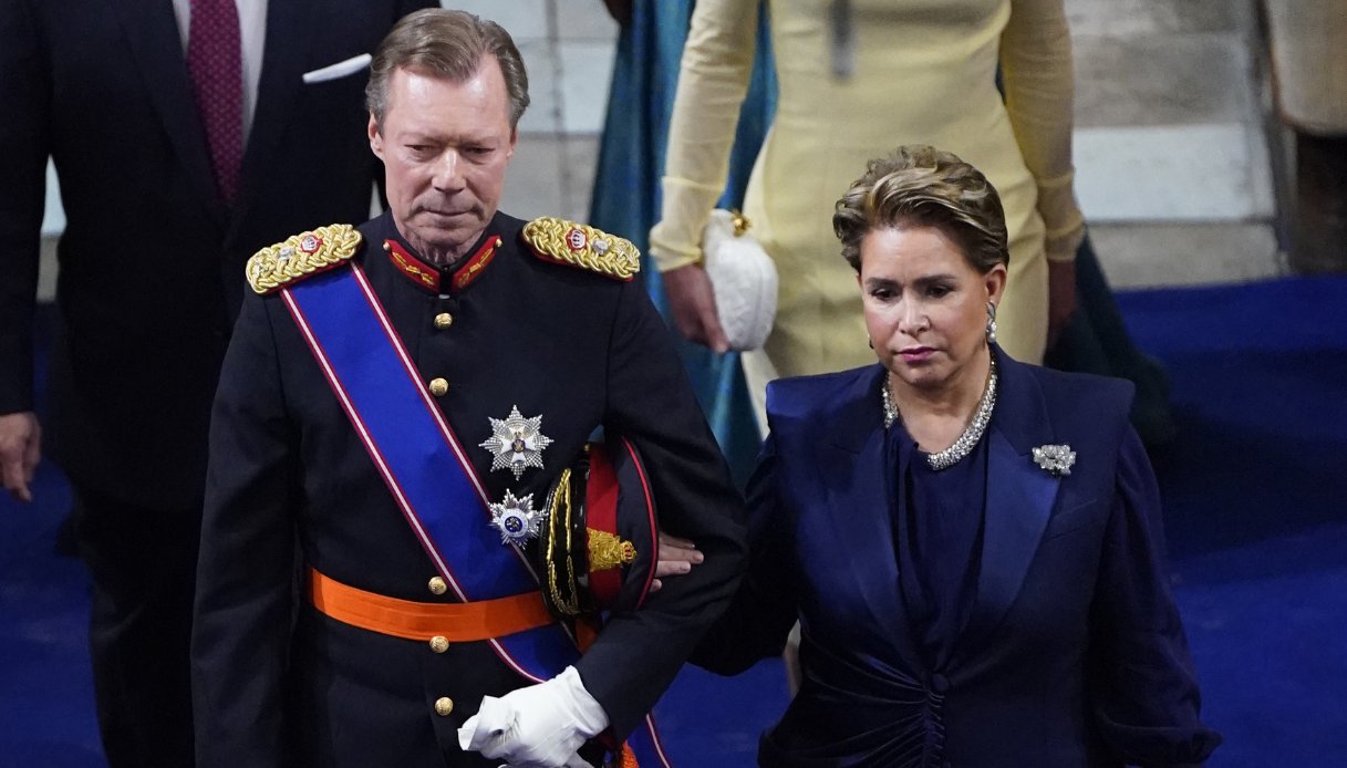 I Granduchi del Lussemburgo all'incoronazione di Re Carlo III 