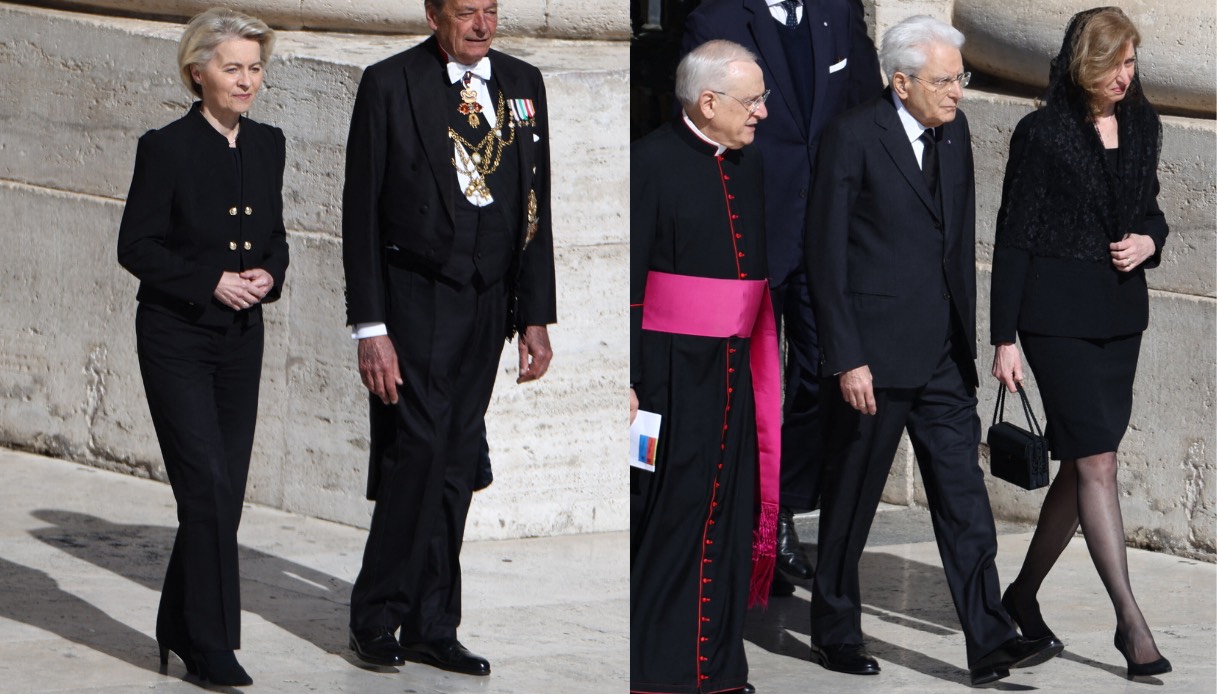 Ursula von der Leyen, Sergio Mattarella e la figlia Laura