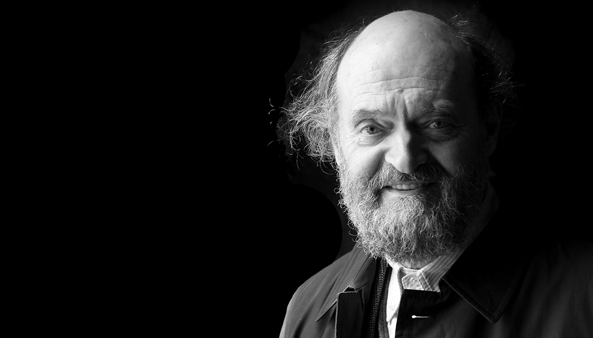 Il compositore Arvo Pärt, autore dello Stabat Mater che accompagna l’installazione sonora