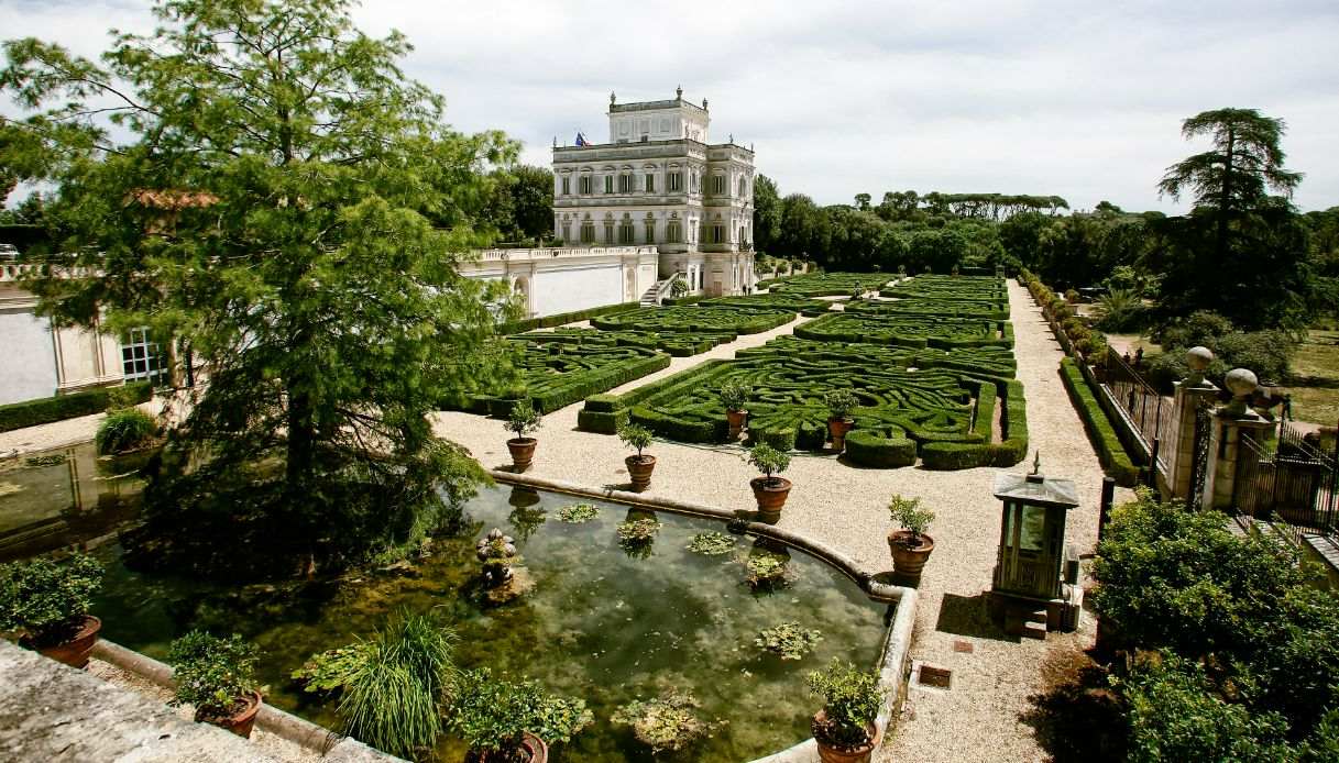 Villa Pamphilj dall'alto