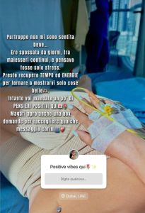 Jenny Guardiano in ospedale