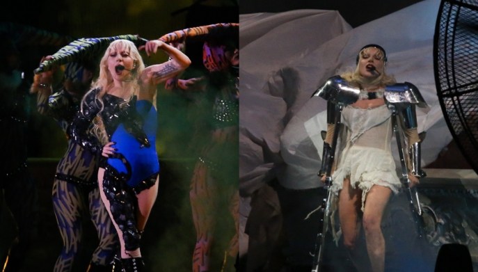 Lady Gaga dea a Rio De Janeiro, doppio look