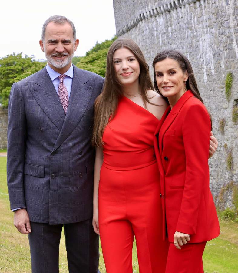 Sofia, Felipe e Letizia