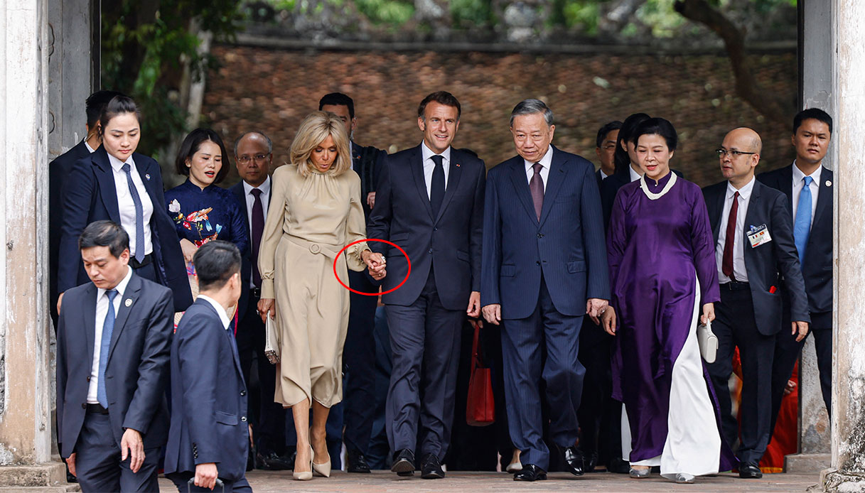Emmanuel Macron Brigitte Macron