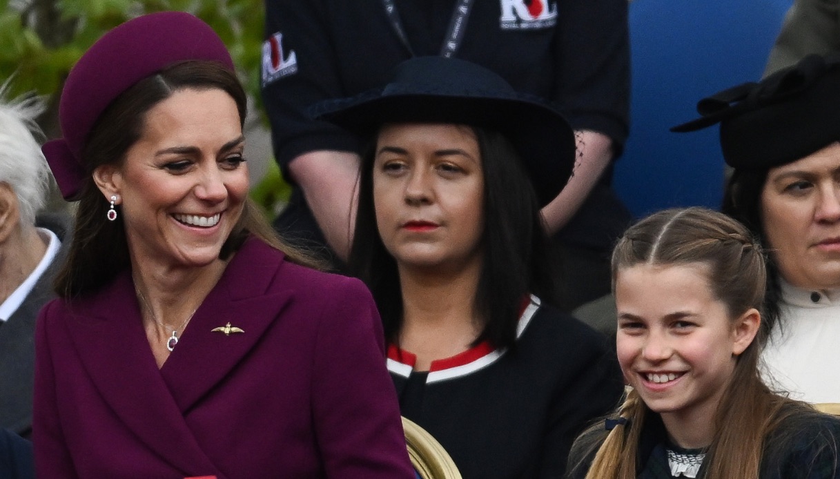 Kate Middleton con Charlotte