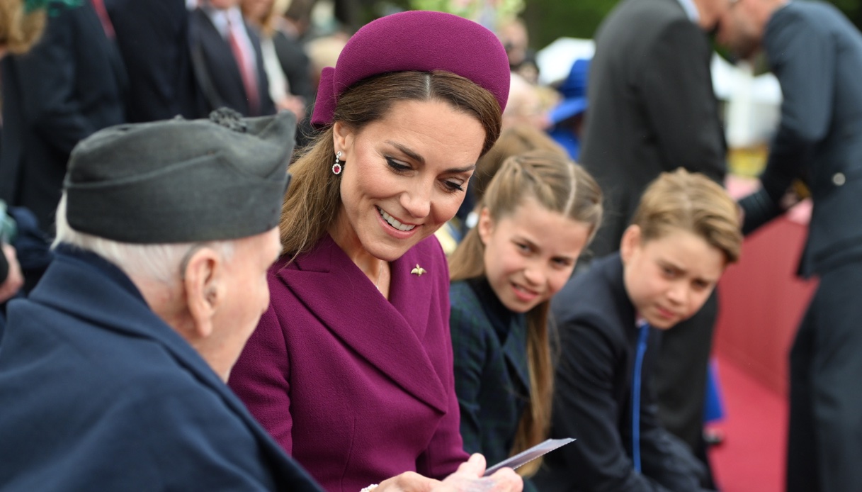 Kate Middleton con Charlotte