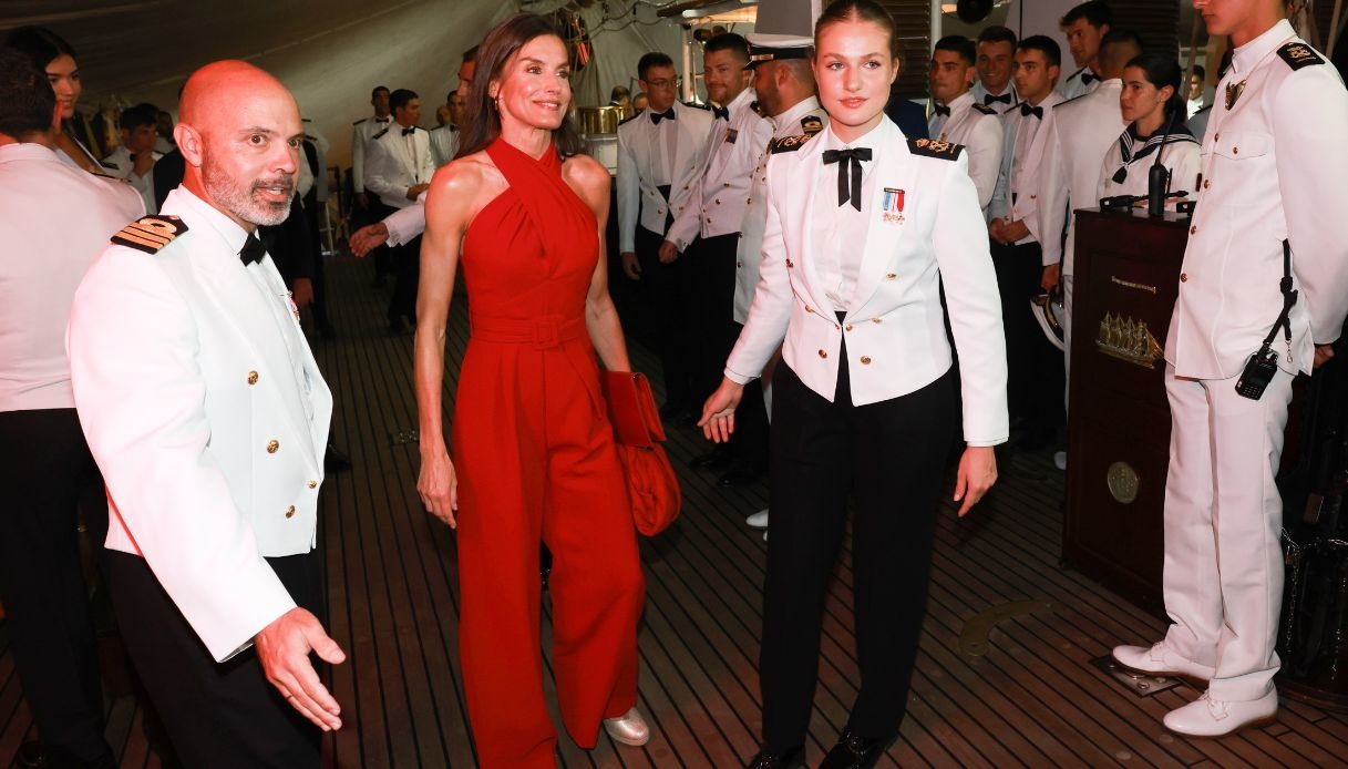 Letizia di Spagna al ricevimento