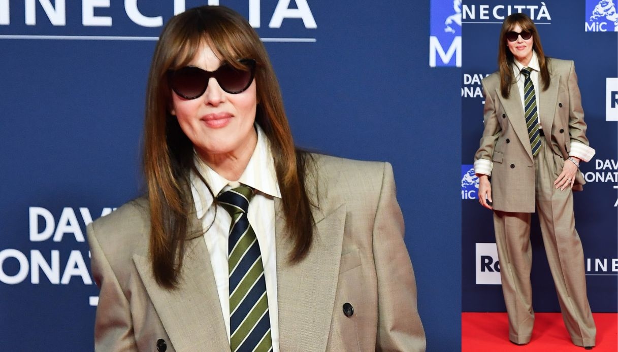 Monica Bellucci, il look ai David di Donatello 2025