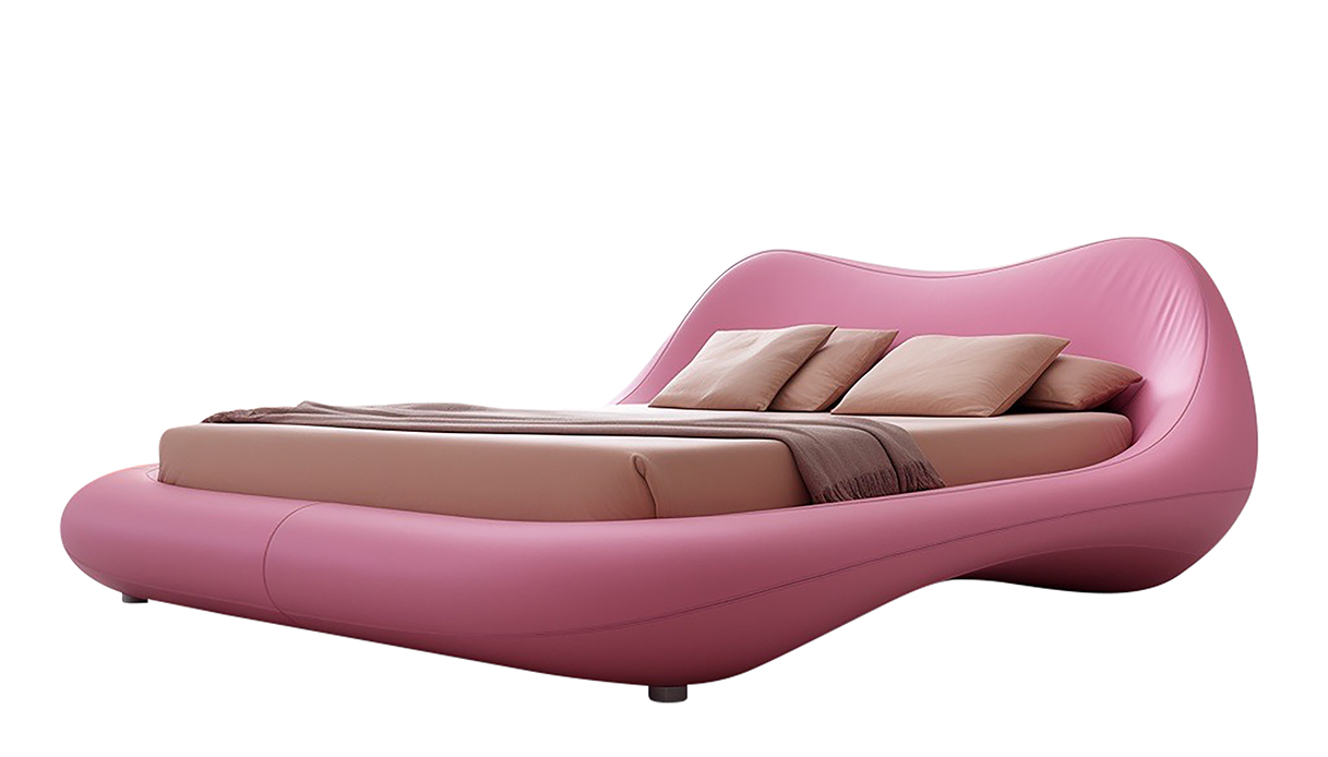 letto rosa