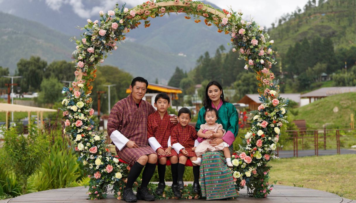La famiglia reale del Bhutan