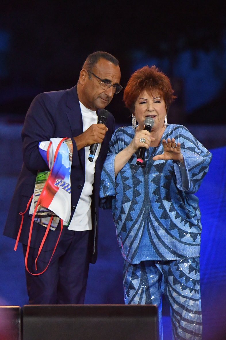 Carlo Conti e Orietta Berti