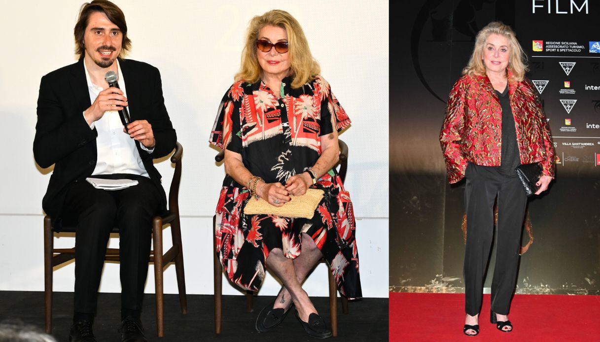 Catherine Deneuve al Taormina Film Festival 2025