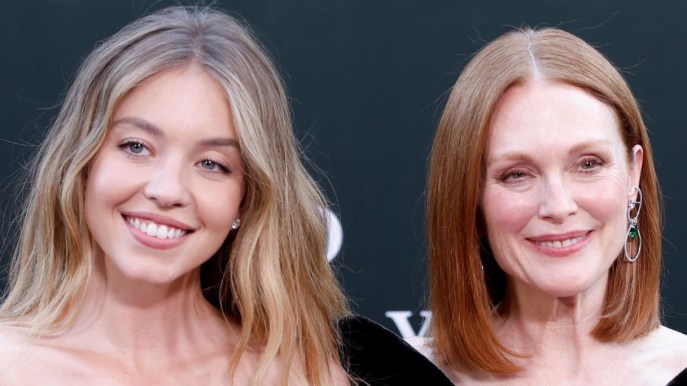 Echo Valley première, Julianne Moore è l’icona del nuovo bob mentre Sydney Sweeney è esplosiva in rosso