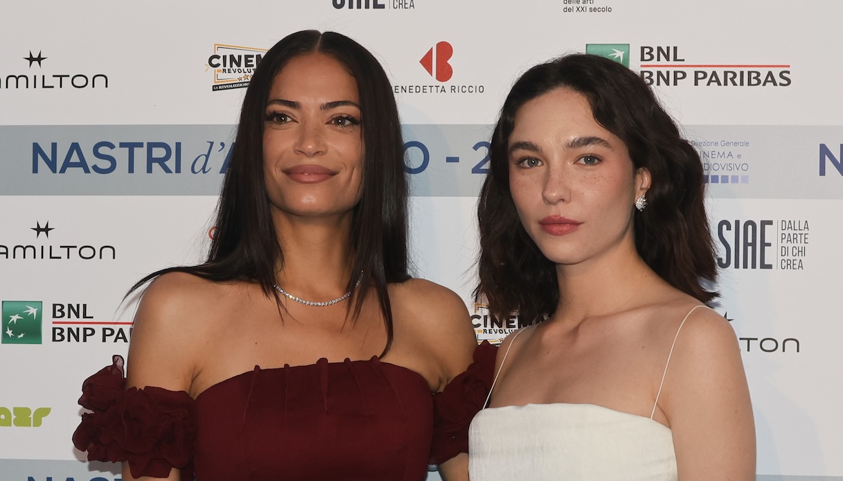 Elodie e Matilda De Angelis alla cerimonia dei Nastri d'Argento 2025