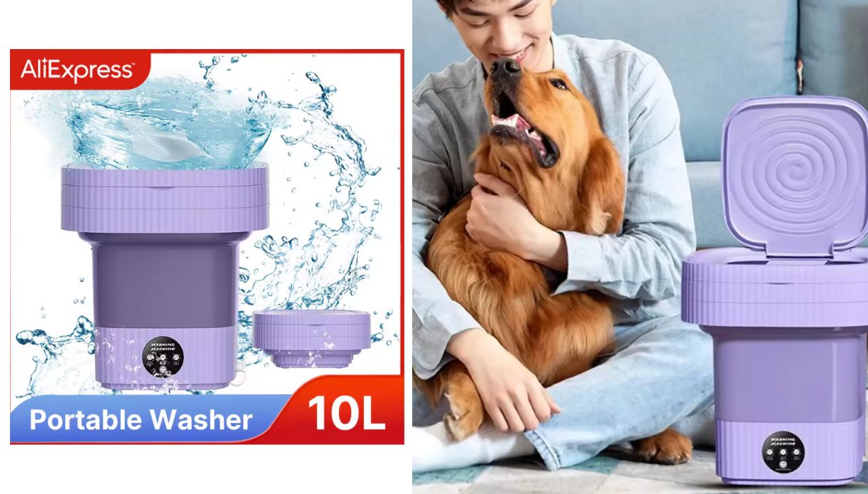 lavatrice pieghevole 10 litri aliexpress