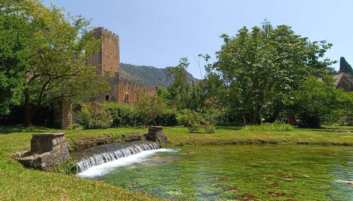 Uno scorcio del Giardino di Ninfa