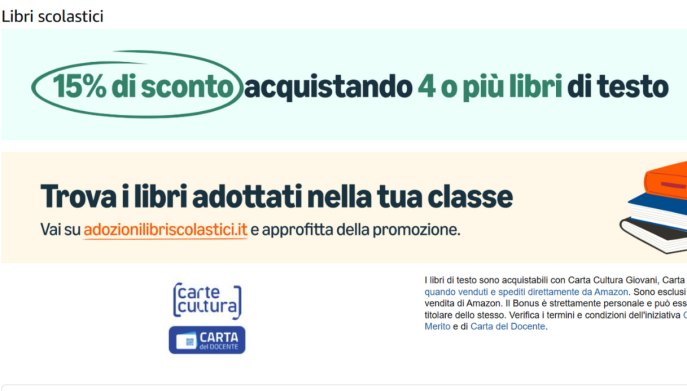 Libri di testo scuola Amazon