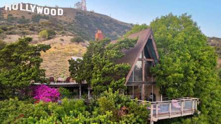 L’iconica villa vicina alla scritta di Hollywood: gli interni meravigliosi